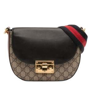 Gucci Padlock Saddle Shoulder Bag Gg #246324G14B